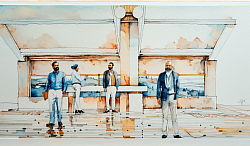 Meble kuchenne Linia tarasowa z grylem Także Grafiki inspiracyjne na Biurko lub do salonu